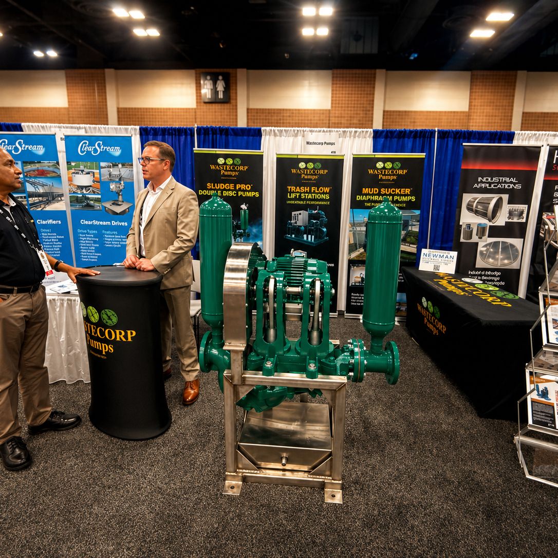 wastecorp's tweet photo. Day 2 at Texas Water!

Wastecorp Pumps is back on the show floor and ready for another great day of conversations, product discussions, and industry connections.

Stop by our booth to see our pump solutions up close.

📍 Visit us at Booth #678

#Wastecorp #texaswater #Wastewater https://t.co/0qDjRKL3Fe