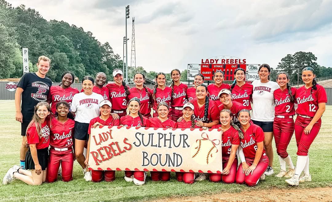 IGNational2029's tweet photo. Congrats to @Analiese_Holmes, @LondonLambert29, @AnsleyJohn25, @LeightonR22, and @KylieRains24 for punching their tickets to Sulphur to compete in the LHSAA State Tournament this weekend! Way to step in as freshmen and make an IMPACT!! 
#betheimpact #thegoldstandard #goldblooded https://t.co/bwiCwqyi91