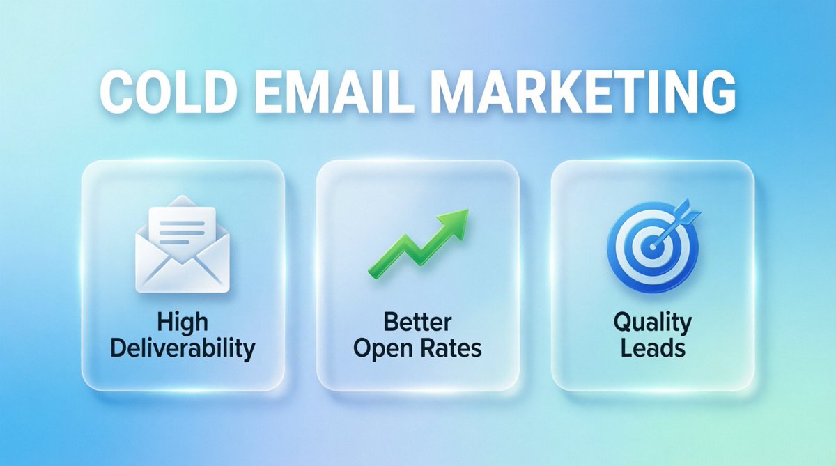 Hanjala216362's tweet image. Master your cold outreach! 📧
 
✅ High Deliverability 
✅ Better Open Rates 
✅ Quality Leads Scale your business today. 
 
#ColdEmail #LeadGen #B2B #SalesGrowth #MarketingTips #LeadGeneration