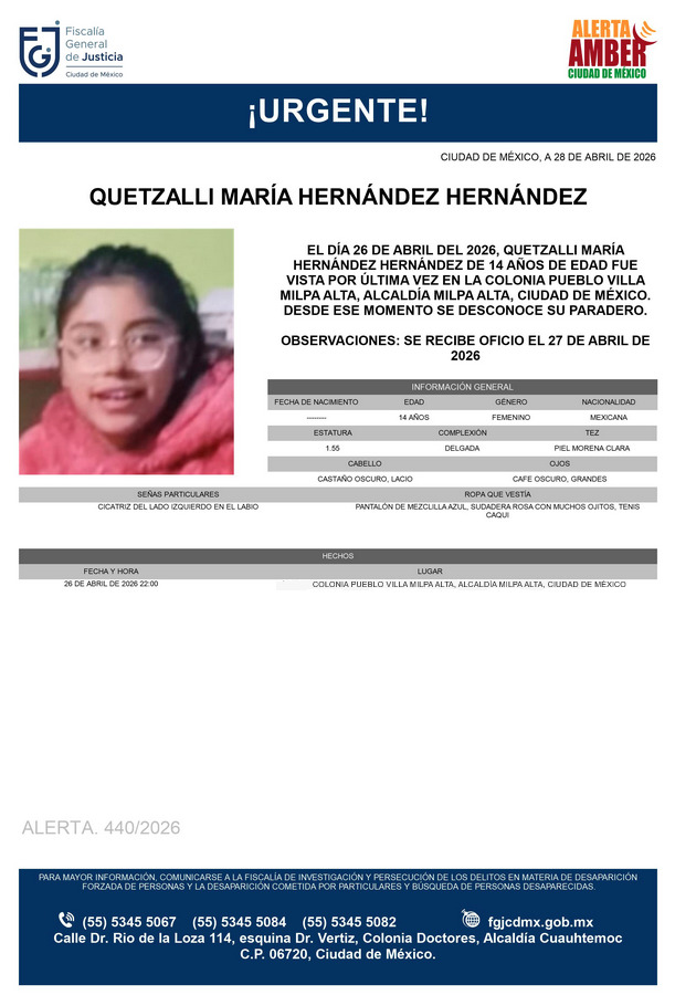 Alerta Amber CDMX tweet media