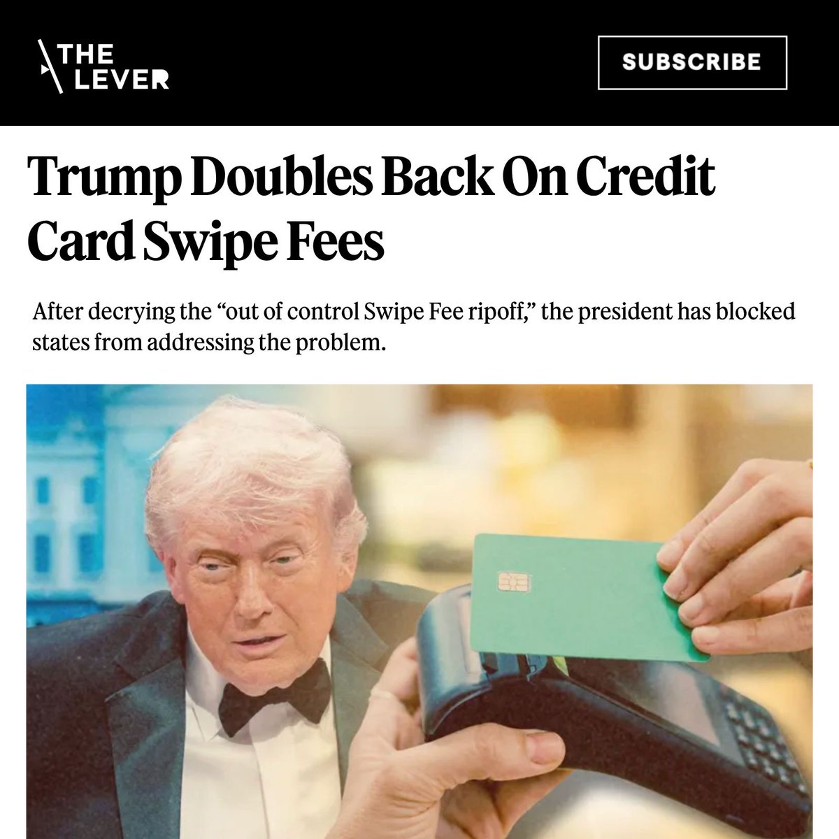 The Lever tweet media