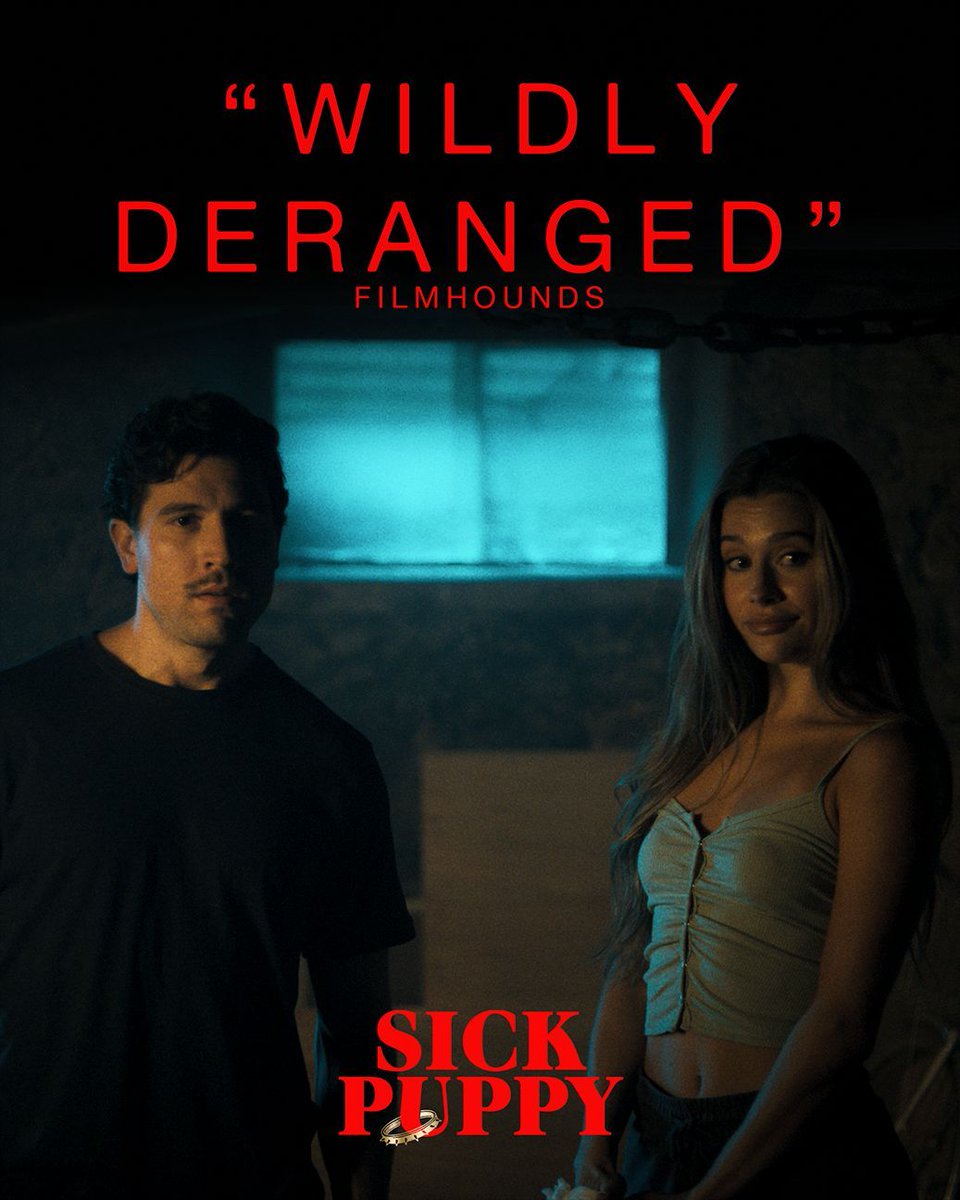 darkskyfilms's tweet image. SICK PUPPY is"Wildly Deranged" @filmhoundsmag 

Watch it at home on MAY 22
#horror #toxic #thriller #movie