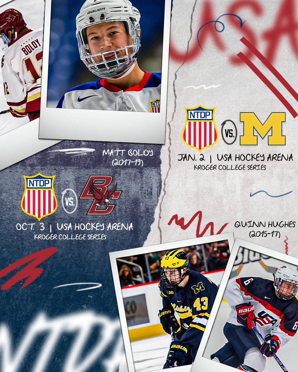 USAHockeyNTDP's tweet photo. BREAKING: NTDP Announces Home Games vs. Boston College, Michigan for 2026–27 Season

MORE INFO: https://t.co/LCgae5yWHt

@BC_MHockey | @umichhockey https://t.co/U96D9AhedF