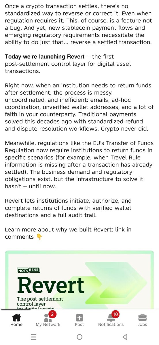 Hbashir55Bashir's tweet photo. REVERT …. This solution to revert block chain transactions could have very positive effects for the financial industry 
@Bilalbinsaqib https://t.co/eRNW8xUeKg