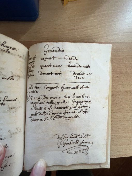 jdmccafferty's tweet image. Learning French (piously) in #Rome in 1652.