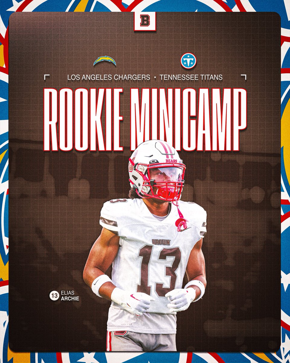 That is ✌️ NFL rookie minicamp invites for Elias Archie! He has now received invitations from both the Chargers and the Titans

#EverTrue