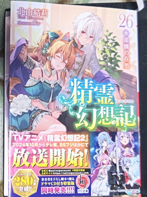 精霊幻想記 26巻まで読み進めましたー☺️ 最新刊まであと一息で