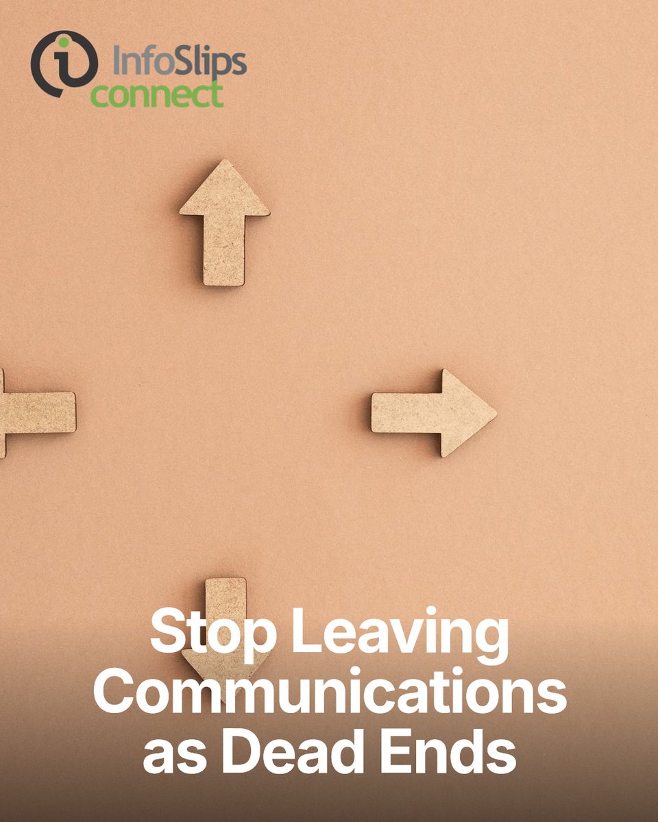 InfoSlipsCT_CA's tweet image. Stop leaving your communications as dead ends. Turn every statement into a guided next step that drives action, loyalty, and growth. How are you changing your customer documents to boost engagement today? #InfoSlips #DigitalEngagement