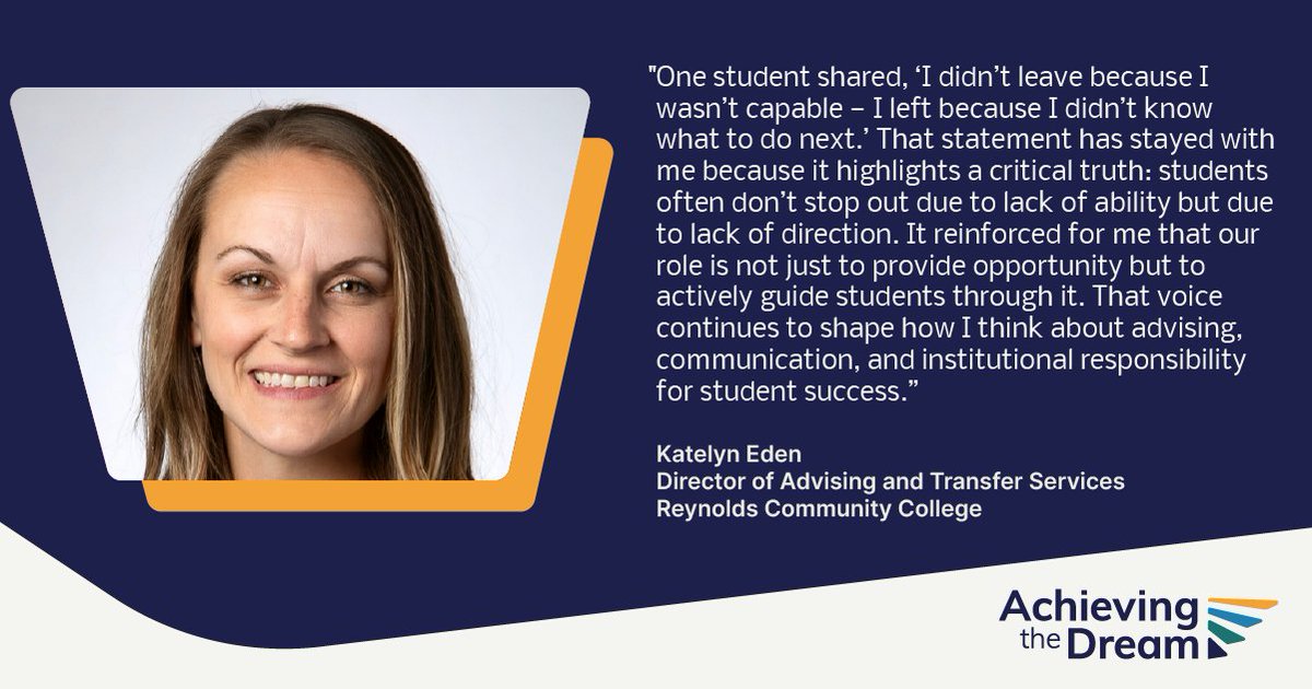 AchieveTheDream's tweet photo. Throughout Community College Month we’re highlighting voices at our Leader Colleges and Leader Colleges of Distinction! Follow along using #CCMonth.

Read more: https://t.co/e8n90uwYjM https://t.co/g70zUs6w63