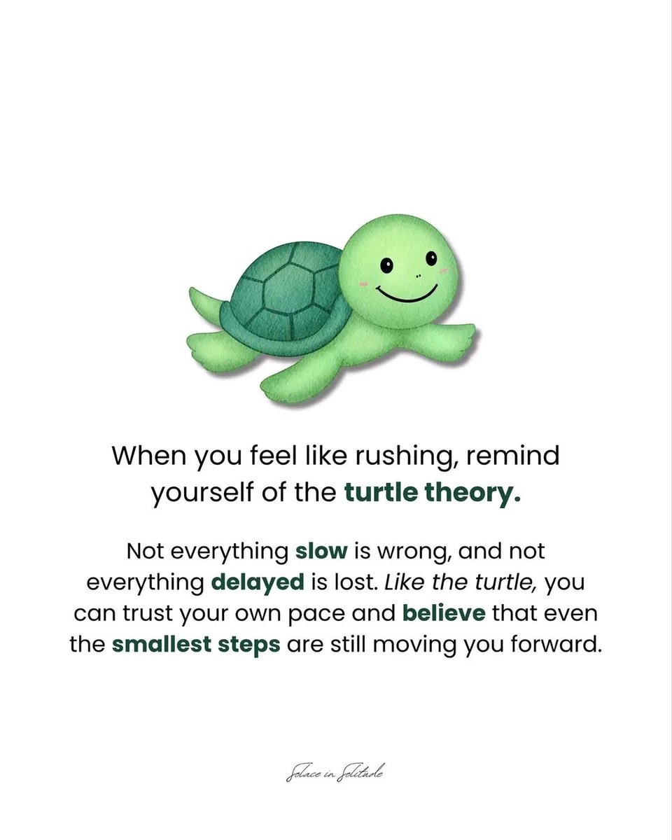 When you feel like rushing,...