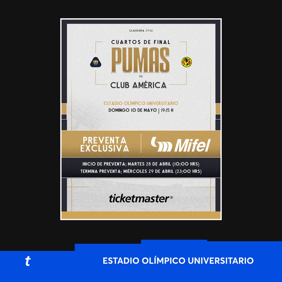 Ticketmaster México tweet media