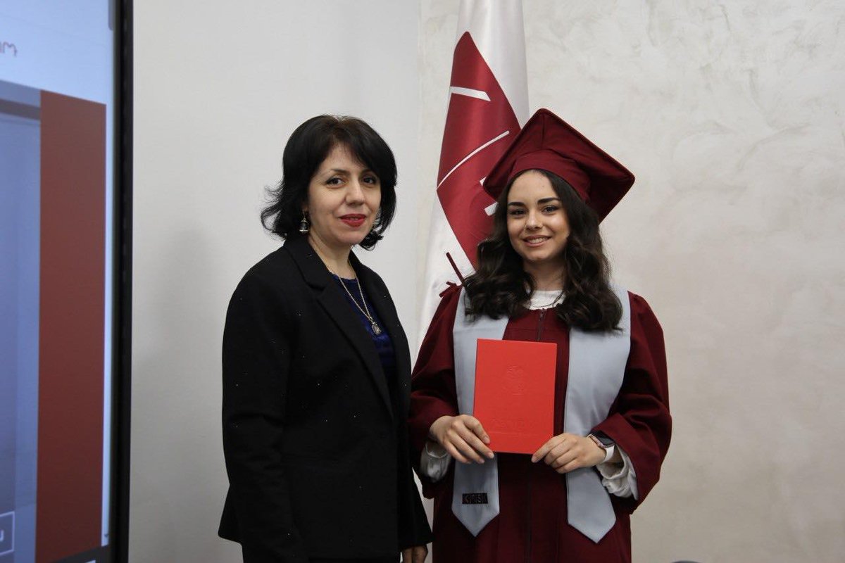 UnionOperatorAM's tweet photo. 🎉 20 students have been awarded a Master’s degree in Management.

The “Information Technologies in Business” Master’s program was launched in the 2020–2021 academic year as a joint initiative of the UOA, the Armenian State University of Economics (ASUE), and Arpinet LLC. https://t.co/m5CpMh5Crh