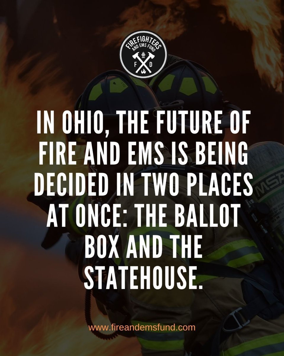 fireandemsfund's tweet photo. Fire and EMS funding in Ohio still depends on voter-approved levies.

Many of the measures on this ballot are not about expansion; they are about maintaining existing services.

Here is what’s at stake: https://t.co/djUoqSQq5j

#firefighters #emsservices #publicsafetyfunding https://t.co/4IpJzscQyW