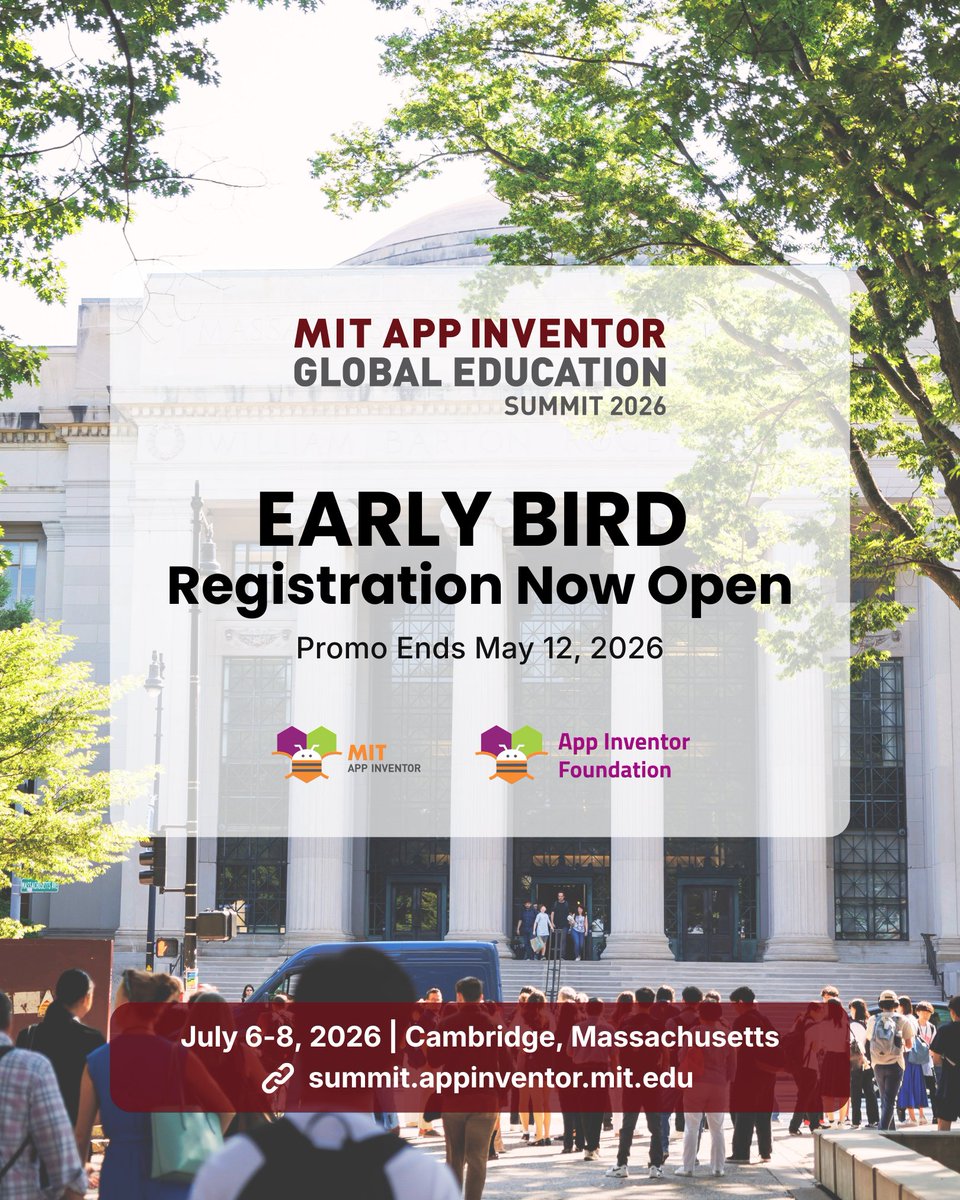 MIT App Inventor tweet media