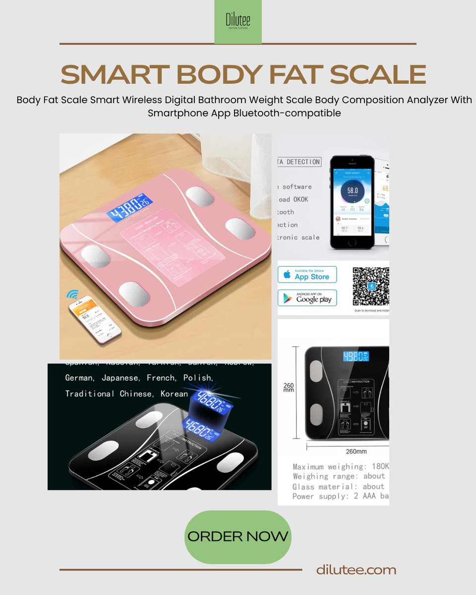 DiluteeC's tweet photo. Still guessing your fitness progress? 🤔
   Know exactly what your body is doing every day. See fat loss, muscle gain, and real progress in seconds. 
   Buy Now
   [https://t.co/d1xdjhs1gI]
   #bodytracking #fatlossjourney #smartfitness https://t.co/A4Q6Olbn8U