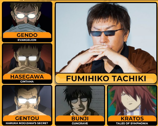 <a href="/seiyuucorner/">Seiyuu Corner</a> <a href="/Fu_minT61/">立木文彦</a> "Please we just need you to read lines-"
"Does he do the sunglasses thing?"
"No-"
"You'll have to pay me triple"