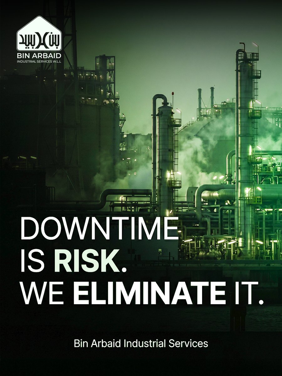 binarbaidindus1's tweet photo. If your plant isn't moving, you’re losing. In Qatar’s high-stakes energy sector, "unplanned downtime" is just a polite term for a financial disaster.

We don’t just provide labor; we provide operational certainty through:

You focus on output. We eliminate the risk. https://t.co/RYuoPDeTED