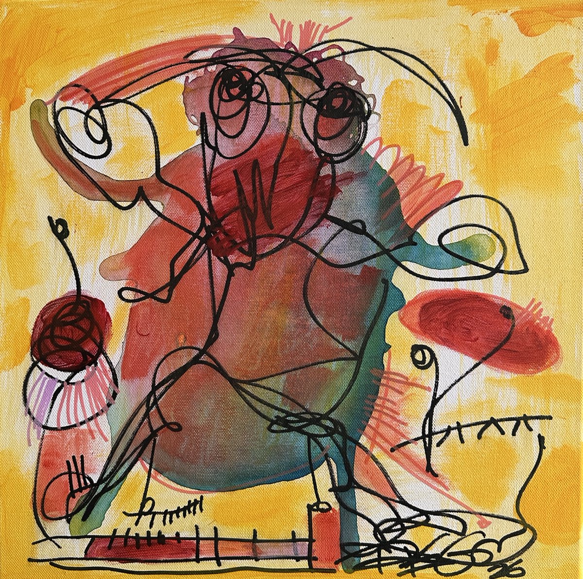 regiaart's tweet image. A painting also needs to exercise... Vibrant Dance. #abstract #small #pa... youtu.be/tWiNIYdD8bI?si… via @YouTube