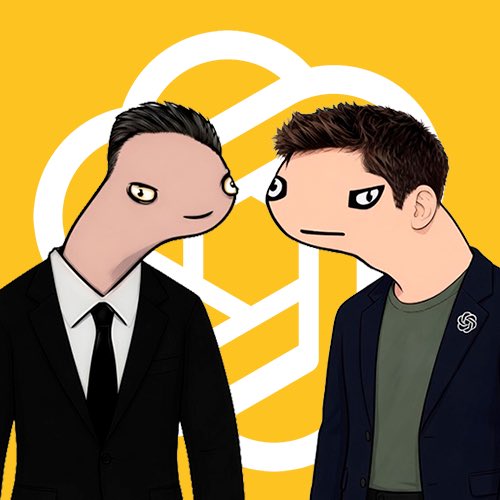 ScamAndStockman's tweet photo. Scam Altman and Greg Stockman are coming to @solana! ⏳ https://t.co/bEfKco84kJ