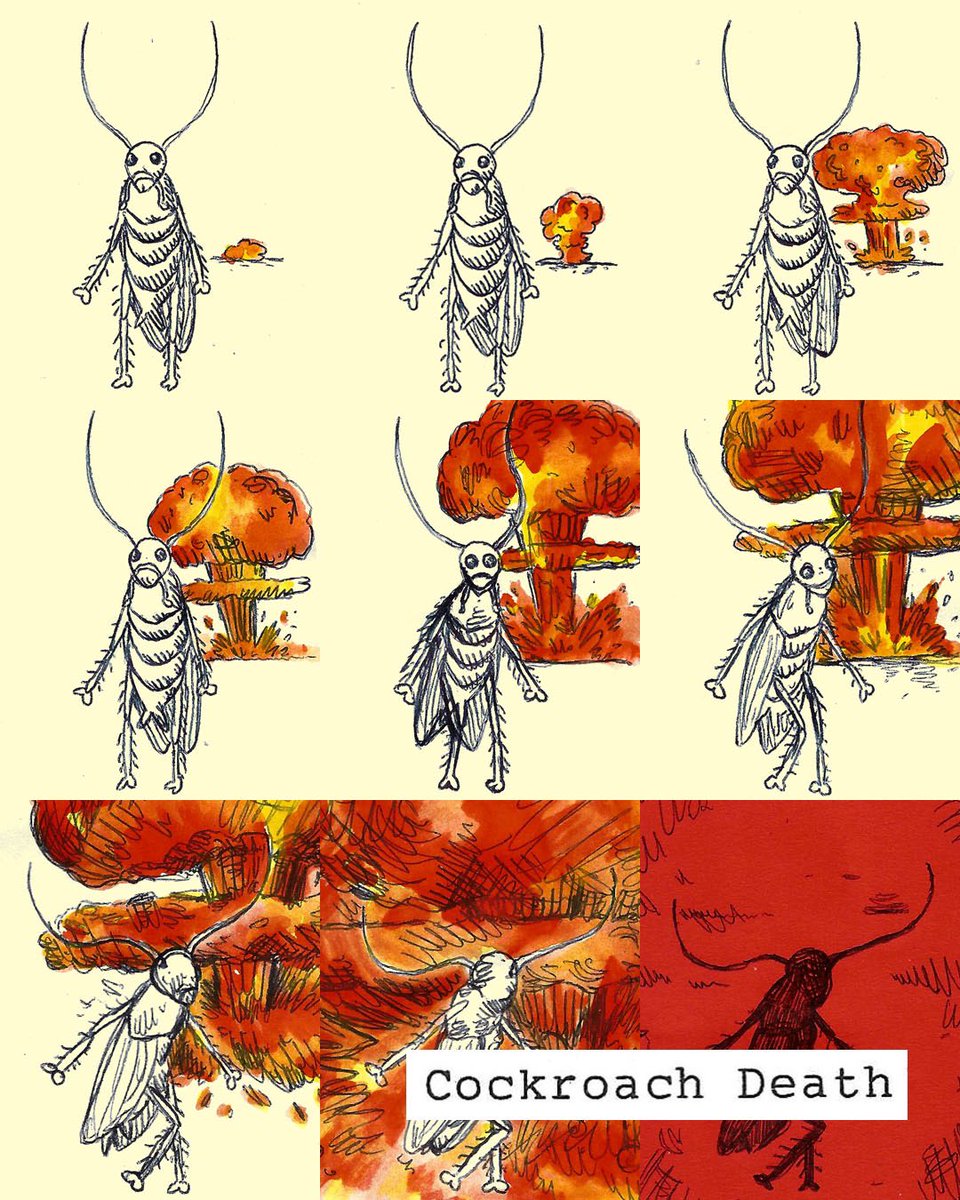 inoiseaguy's tweet image. Cockroach Death - 3 years old!
Published April 28, 2023
.
.
.
#framebyframe #framebyframeanimation #illustration #cockroach #inoiseaguy