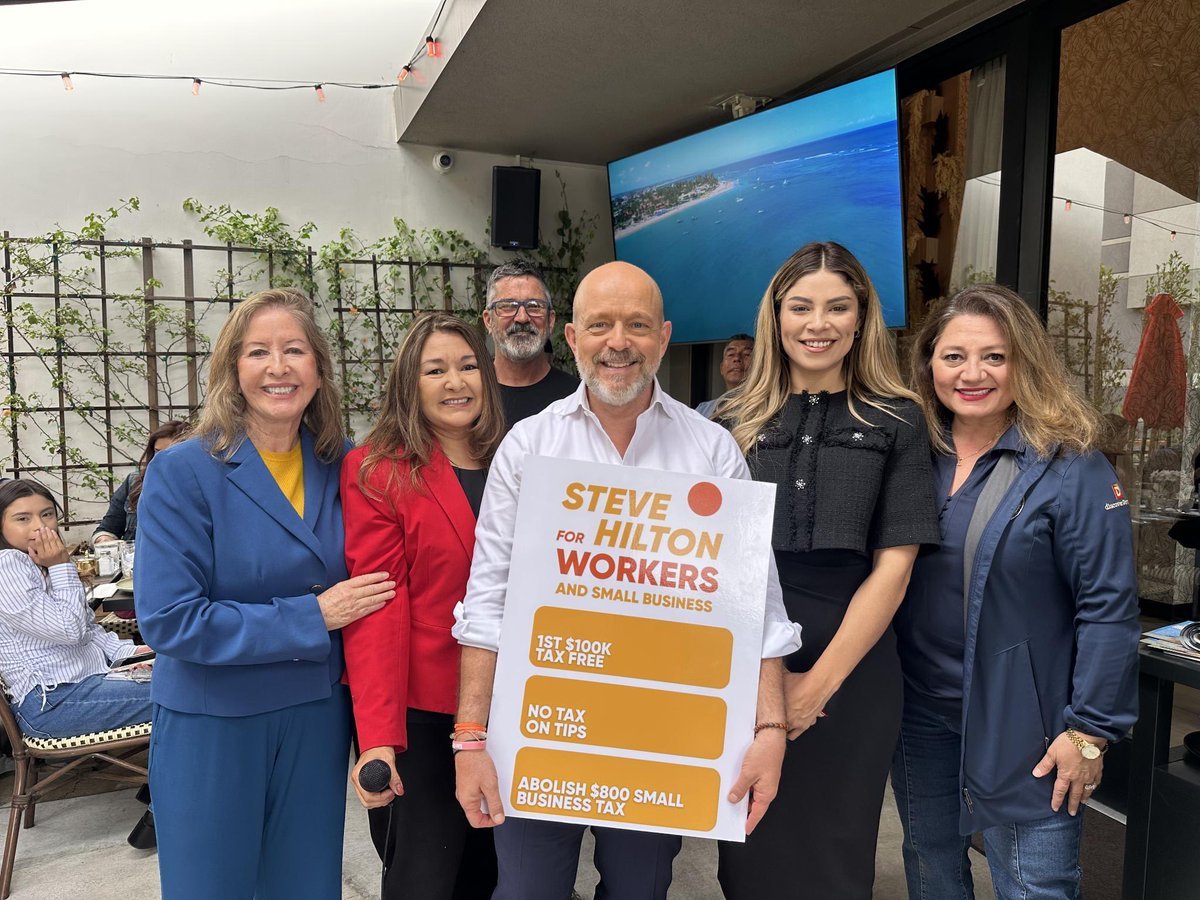 My plan for Workers and Small Business:

- First $100k Tax Free
- No Tax On Tips (extend to state tax)
- Abolish $800 Small Business Tax