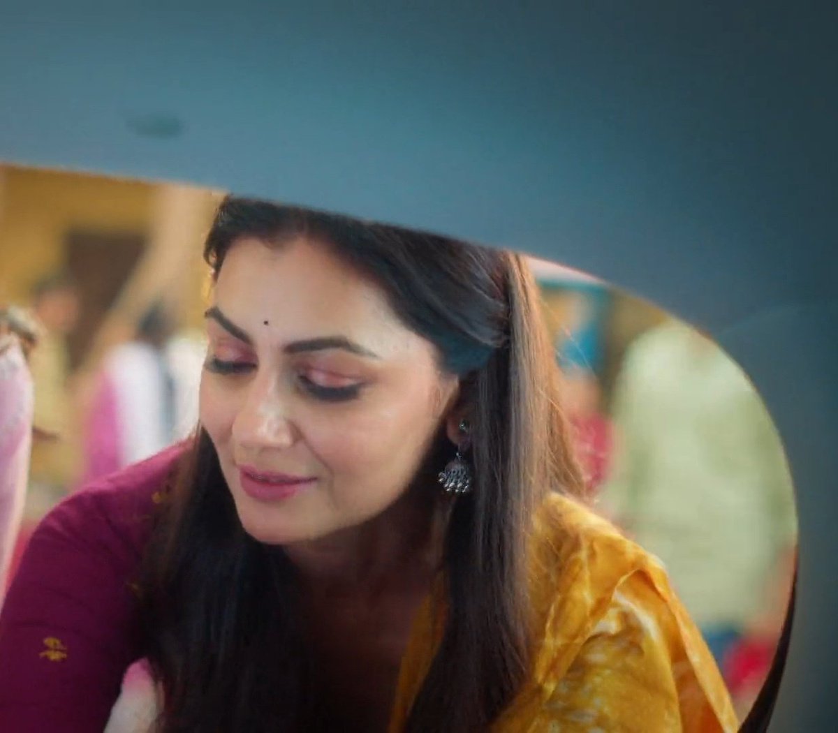 Itswarnali's tweet photo. prettiest of 'em all ♥️🧿✨ 

#SritiJha #Aparajita #TumDenaSaathMera #TDSM https://t.co/1vtFhZWddE
