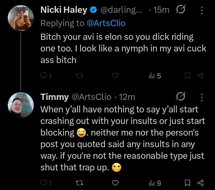 ArtsClio's tweet photo. Like i said. she couldn't handle reason so she blocked 🤦😂 @darlingnicki__ https://t.co/SFfchwFn1W