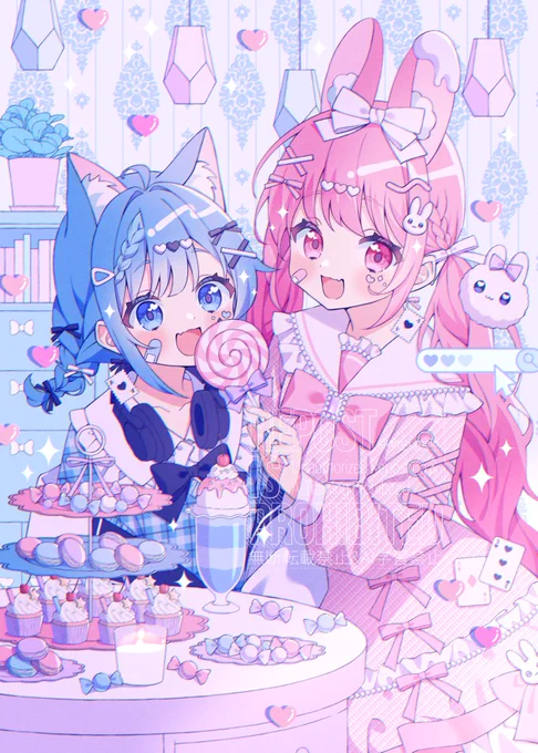 シュガーメルト・パーティー #イラスト #oc