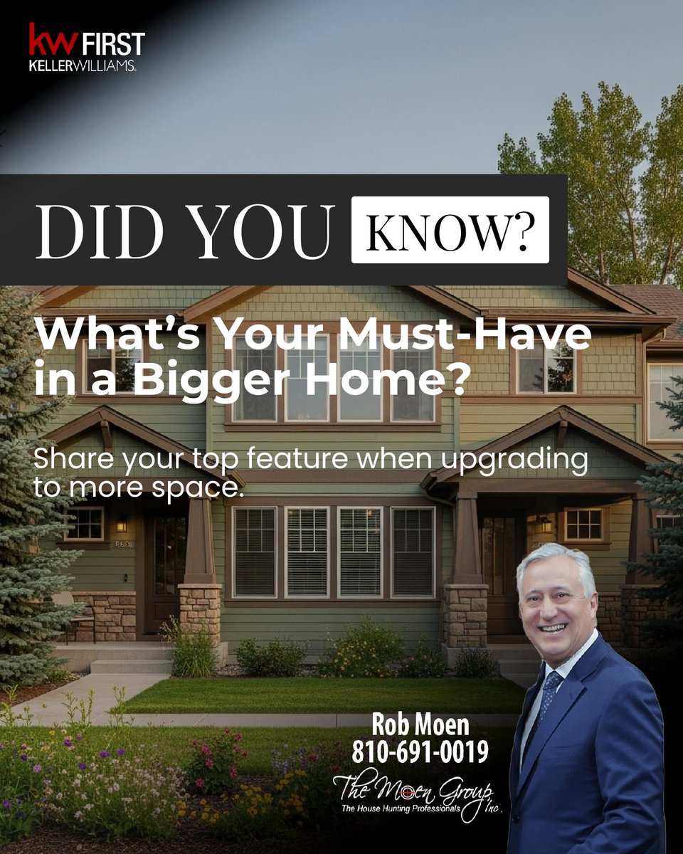 Livingston County homes reached $237 per sq ft this year. That equity growth is a major win for families looking to upsize. 🏠

What is your number one must-have in a larger home?