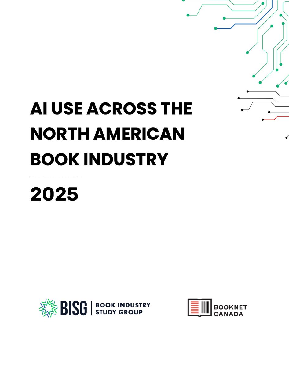 infodocket's tweet image. #AI Use Across the North American Book Industry (New Report From @BISG and @BookNet_Canada)  infodocket.com/2026/04/28/new… #publishing #publishers #books #GenAI @BISG