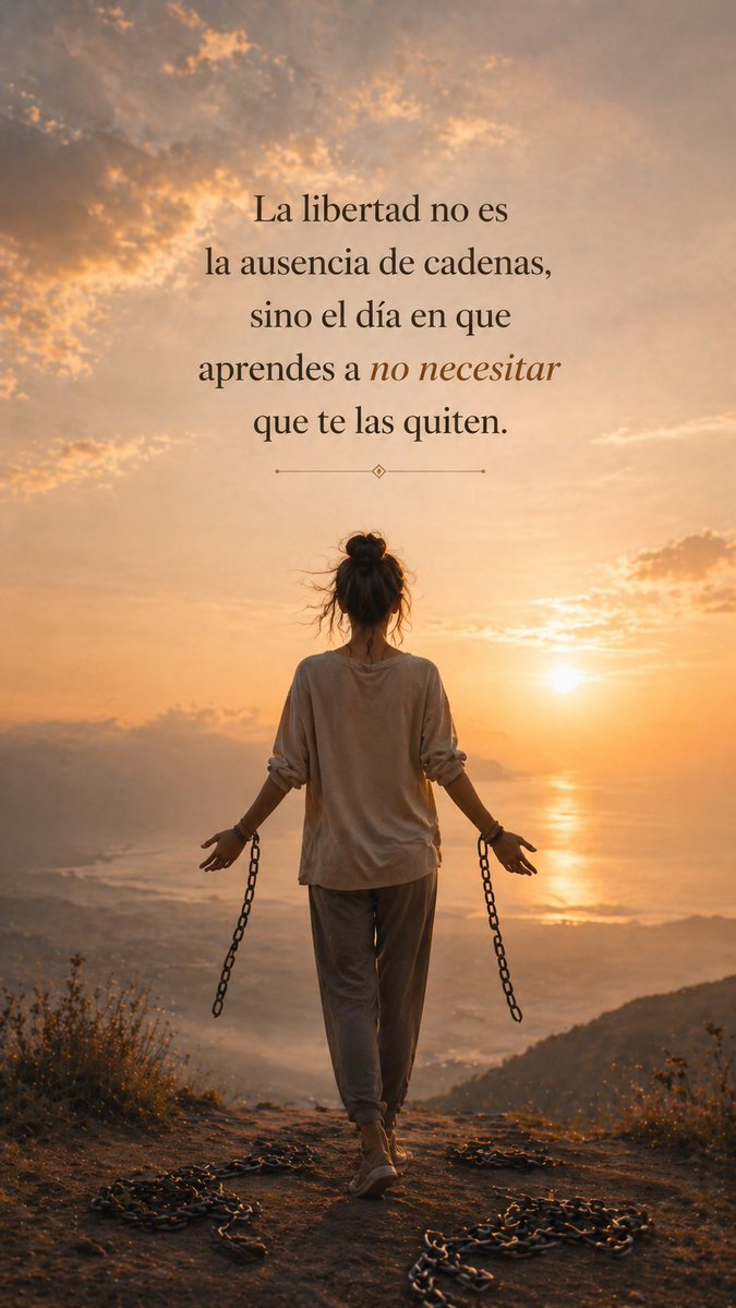 hugozapallar's tweet image. No importa de dónde vienes, importa hacia dónde vas. 🌄✨ La verdadera libertad no es un regalo, es una decisión diaria de no permitir que nada, ni siquiera nosotros mismos, nos detenga. 💪 #LibertadMental #Libre #MotivaciónDiaria #Superación #MenteFuerte