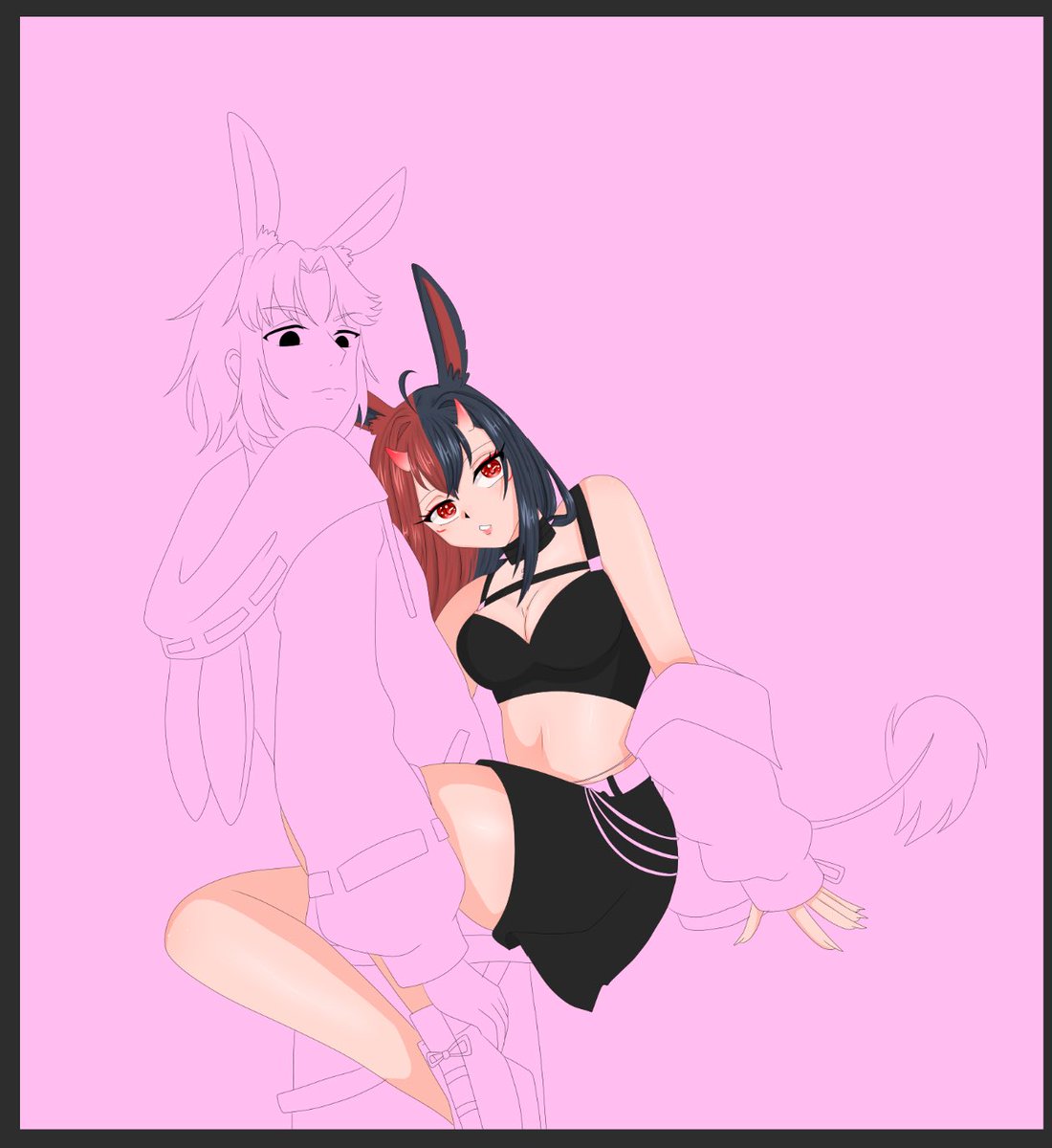Moonfiniii's tweet photo. Another wip on this! #wip #animeart #animestyle #vtuber #envtuner #indievtuber https://t.co/W6srSOjm78
