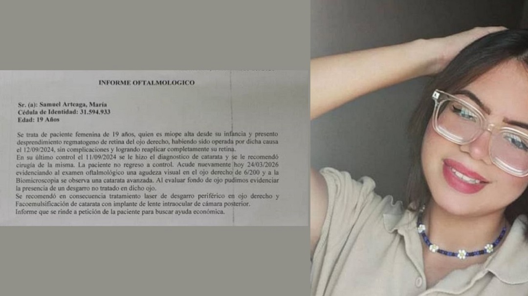 Joven yaracuyana necesita ayuda urgente para salvar la visión de su ojo derecho dlvr.it/TSGY4x