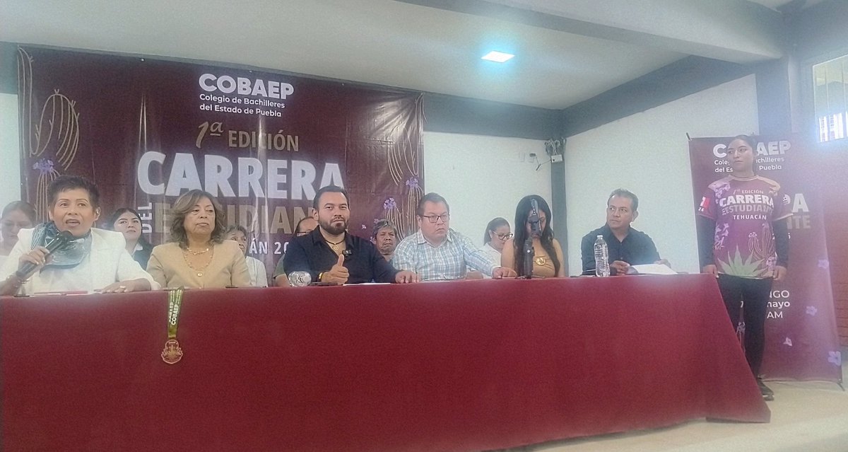 El #Cobaep #8 #Tehuacan realizará la 1ª Carrera del Estudiante, donde se espera una participación de unos 2 mil corredores, será el 17 de mayo a las 7:00 am con punto de salida en el Frac. Arcadia. #Puebla #Deportes 🏃🏻‍♀️💨
