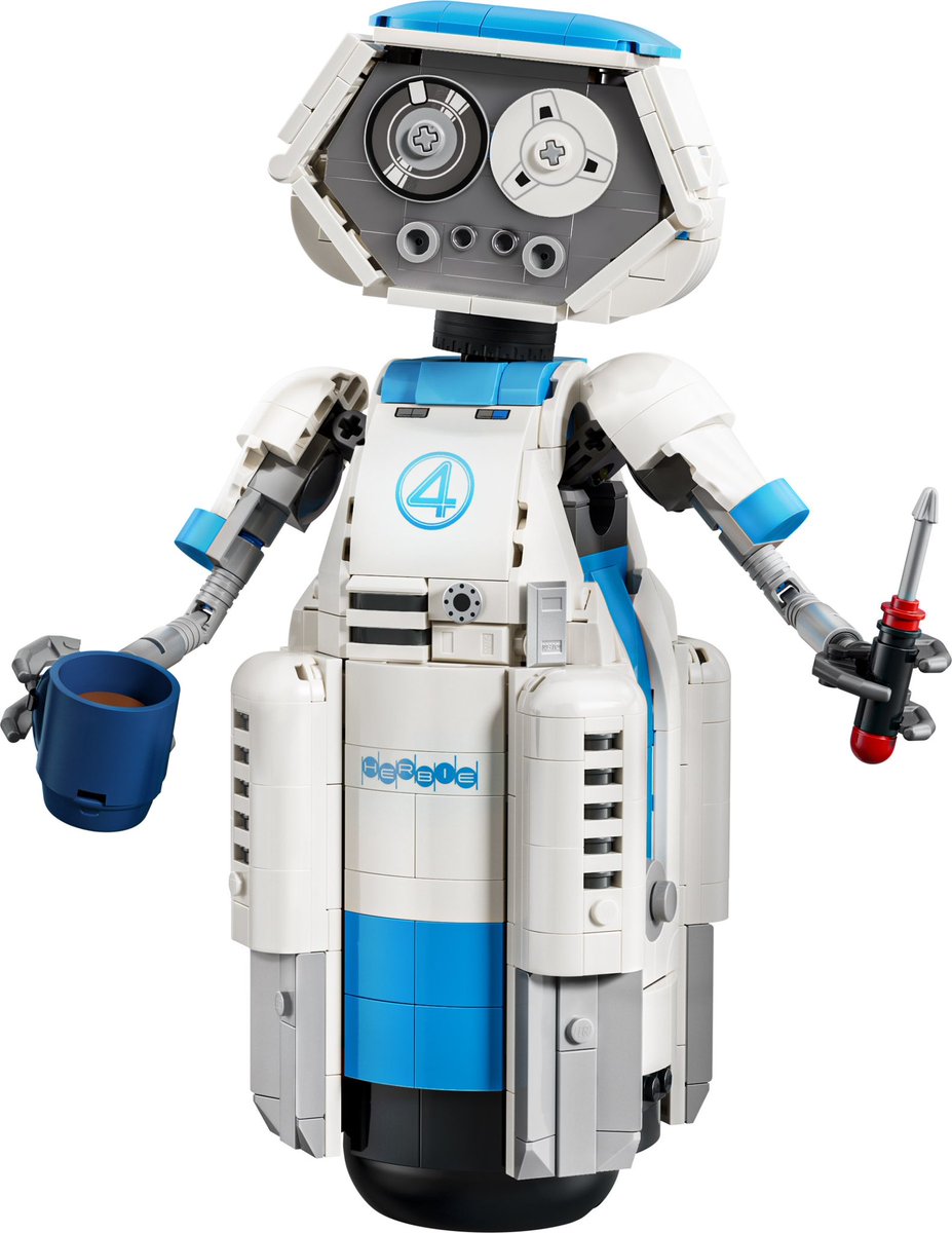 LEGO Marvel has revealed a buildable character of HERBIE!

His “eyes” can spin and he has storage for his accessories he’s holding too

Unsurprisingly, no minifig

August 1st
747
$74.99