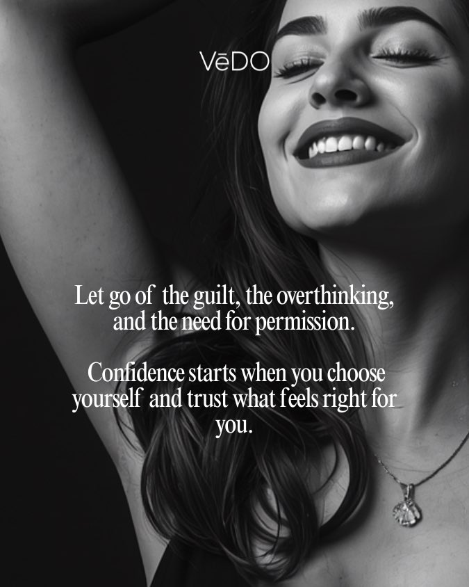 VedoVibes's tweet image. Delete the shame. Keep the confidence.  You’re allowed to feel good, want more, and take up space in your own experience—no guilt required. ✨

#deleteshame #selflove #empowerment