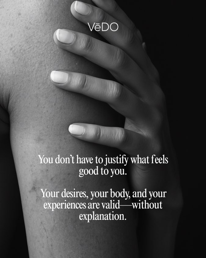 VedoVibes's tweet image. Delete the shame. Keep the confidence.  You’re allowed to feel good, want more, and take up space in your own experience—no guilt required. ✨

#deleteshame #selflove #empowerment