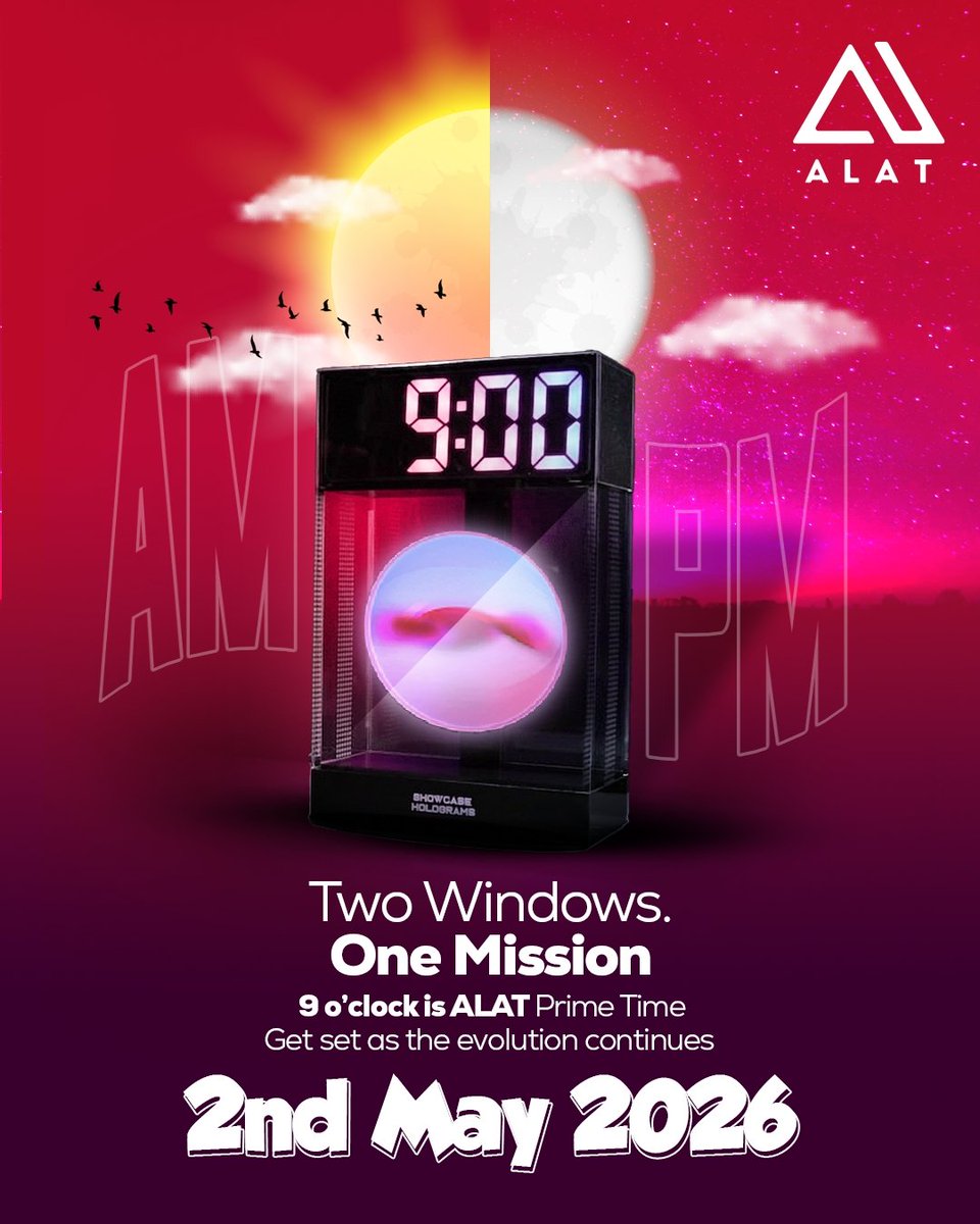 NaNer_Fareehert's tweet photo. Anticipating to celebrate with Wema Bank ALAT for there Nine years of innovation.
New change.. Stay tuned 🍷
cc: @alat_ng
#AlatTheEvolution https://t.co/maVgjYOiYu