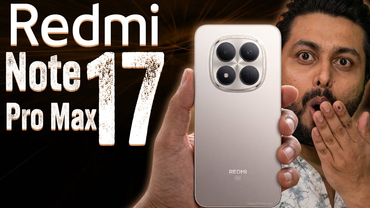 technoanoop's tweet image. Redmi Note 17 Pro Max Launching Soon with 200MP Camera, Dimensity 7500 &amp;amp; 10,000mAh Battery! 🔥
#Redmi #RedmiNote17Series #RedmiNote17ProMax #TechNews @RedmiIndia @YouTubeCreators @YouTube @YouTubeIndia 

Watch Here 👉 youtu.be/rtKfS9tEFb8