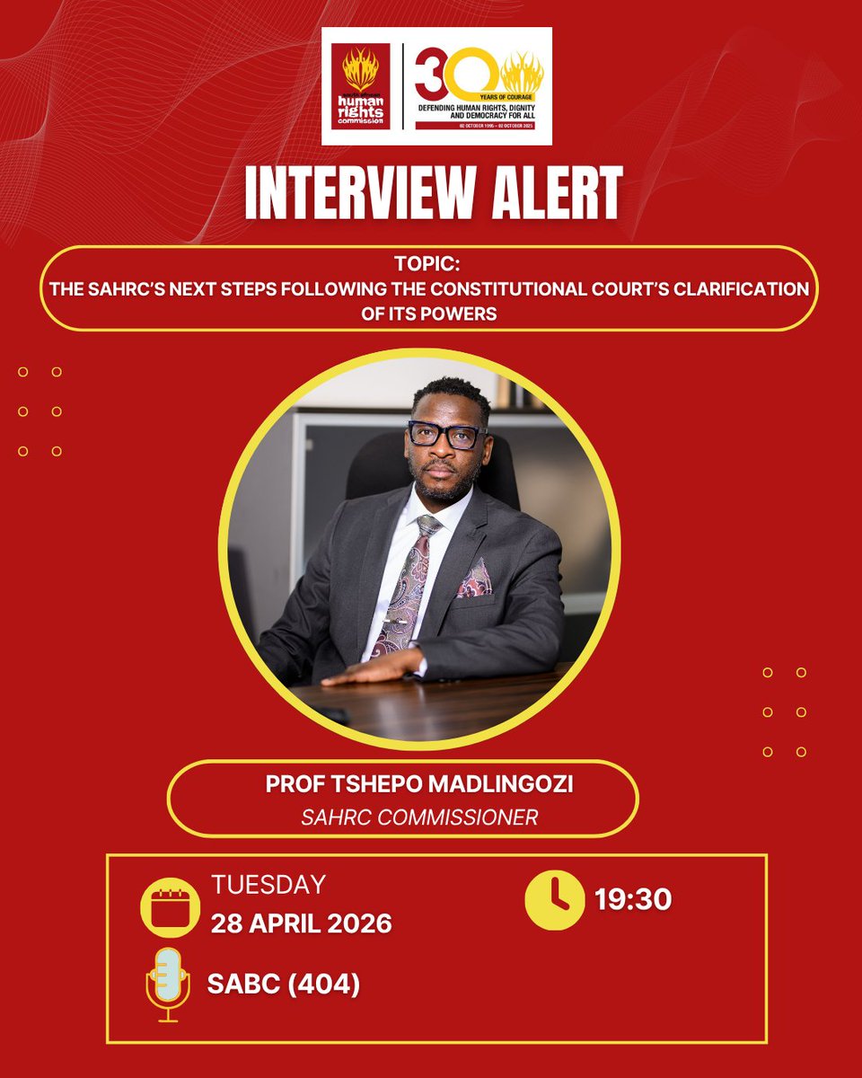 SAHRCommission tweet media