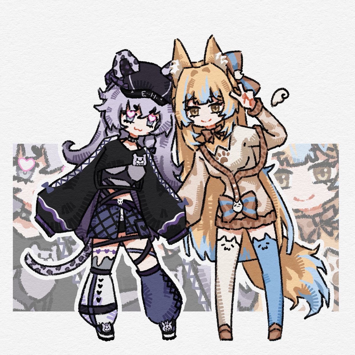 cashmoneymeow's tweet photo. i freakin luv u @JinxifyWR 💜🩵 https://t.co/3o0hSKkOB3