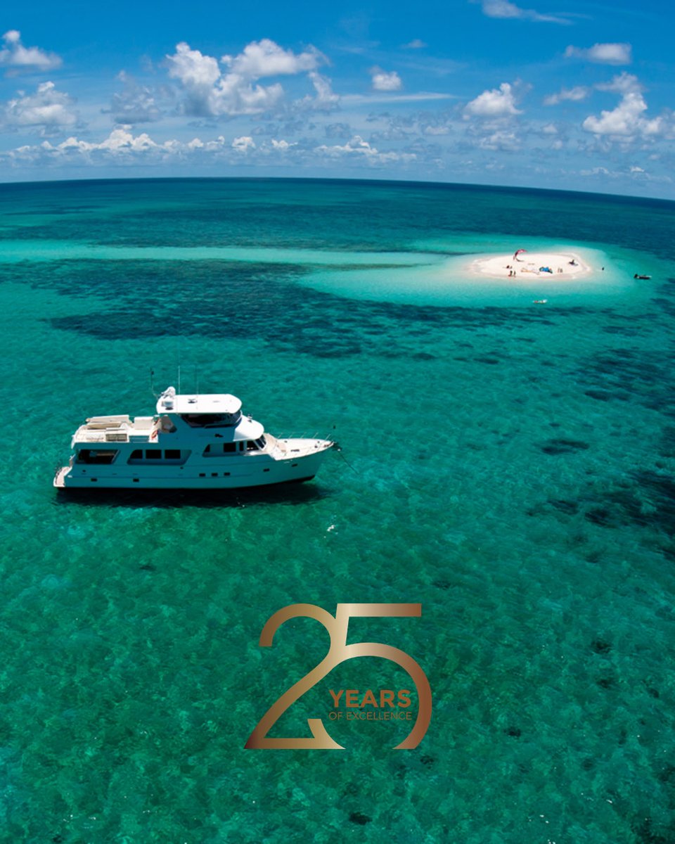Outerreefyachts's tweet image. 25 years of turning dreams into destinations.

#OuterReefYachts #DreamToDestination #Anniversary