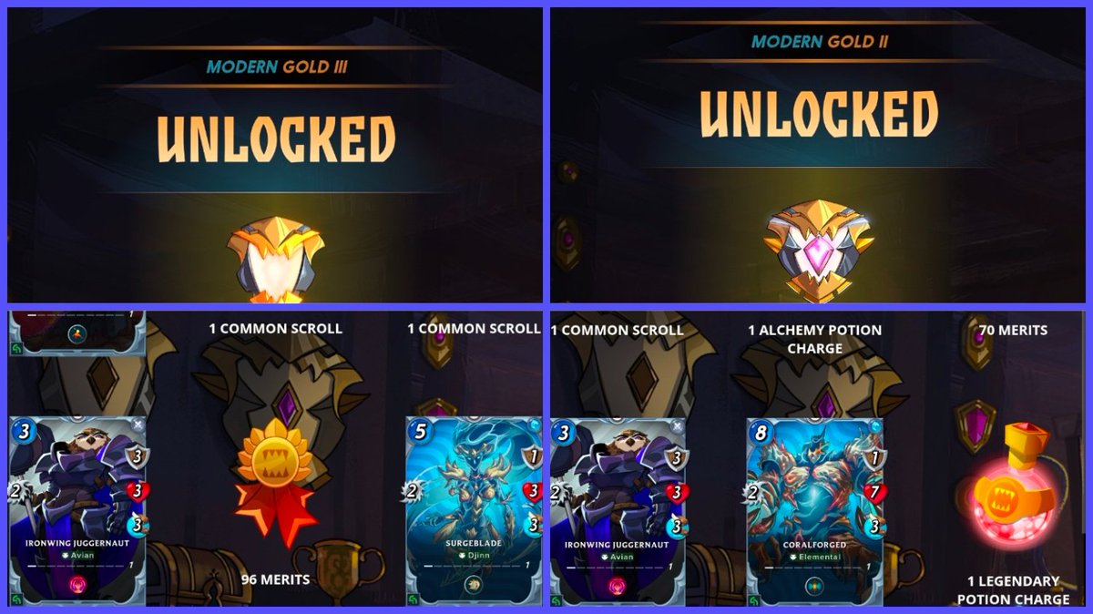 mirzaiqi's tweet photo. Splinterlands Diary: Gold 3 and Gold 2 wins in the same day and great rewards — Hive https://t.co/DHGmf2gC2K #splinterlands #thgaming #hivegaming #play2earn @splinterlands https://t.co/reU8OVsu3c