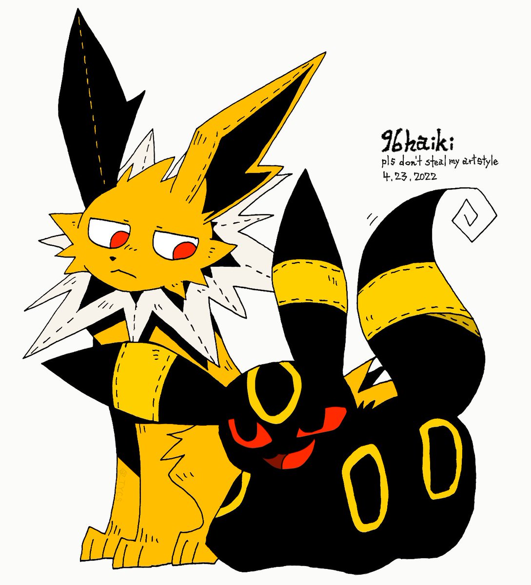 ブラッキー サンダース シャワーズ デルタ Umbreon Jolteon δ pokemon ブラッキーとサンダース/umbreon and jolteon ③