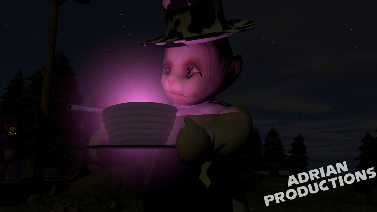 adrianprodreal's tweet image. SlendyTubbies Thing.
Credits on ALT.

Coisa de SlendyTubbies.
Créditos no ALT.

#SlendyTubbies #C4D #TinkyWinky #WhiteTubby #cinema4d