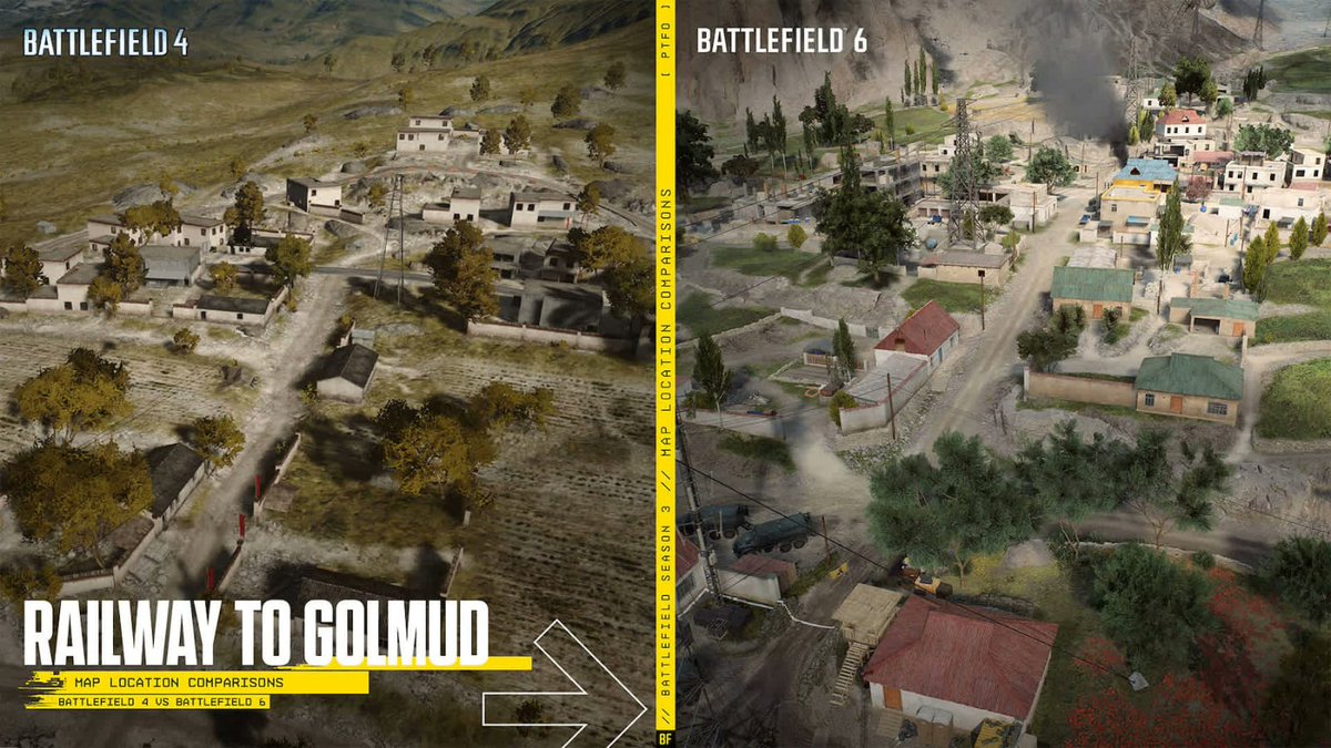 Zook_ABOSAUD's tweet image. صور لخريطة Golmud Railway القادم في الموسم الثالث

متحمسين 👀؟

و وش رايكم بإعادة التصميم و الشكل الجديد للخريطة 
#Battlefield6 
#Battlefield