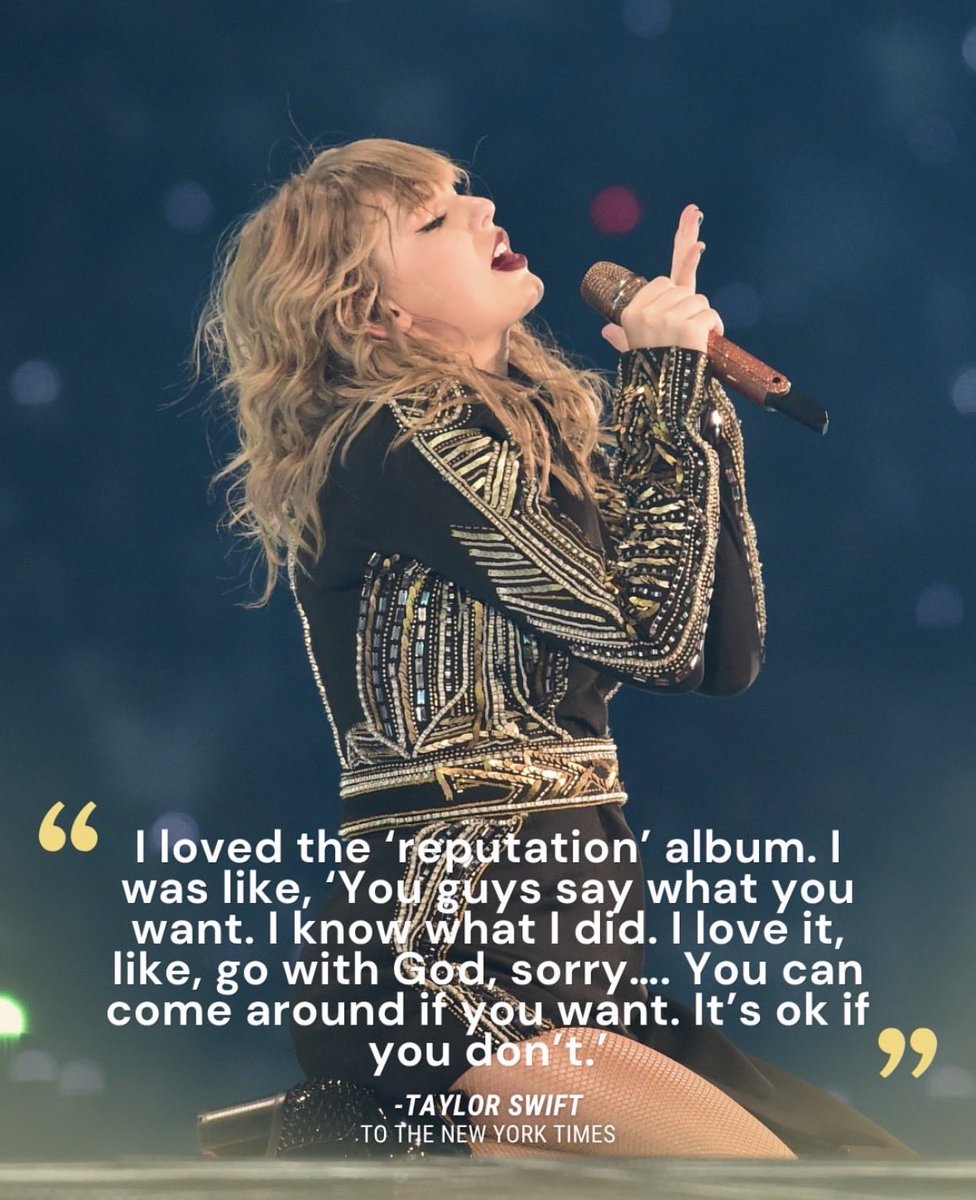 extratv's tweet image. Rep fans, stand up! 🐍🤡 #TaylorSwift talks to the New York Times about loving her “Reputation” album and people coming back to it years later to give it the love it deserved. 🖤

#reputation #taylorsversion