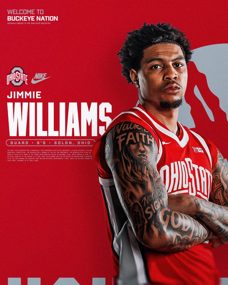 OhioStateHoops's tweet image. It’s official, Jimmie Williams is a Buckeye 🌰

#GoBucks | #FightToTheEnd