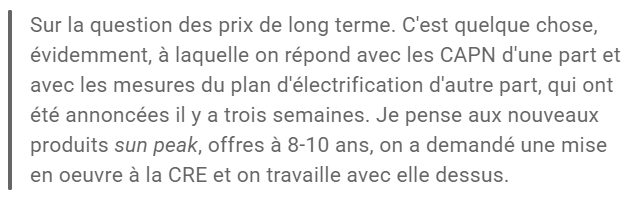 peje_4's tweet photo. Sur cette citation en audition à la CAE du Sénat de @MaudBregeon il faudrait que son équipe évite dans les EDL ce "on" en parlant de la politique commerciale d'une société anonyme, cela fait très "gestion de fait"... https://t.co/UHdwKEtyrA