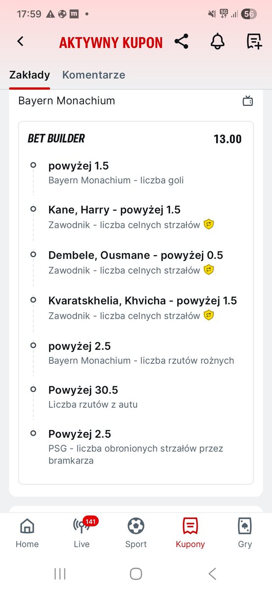 Bearinks97's tweet photo. Dzisiaj kupon na superbet na mecz ligi mistrzów psg vs bayern, lecimy https://t.co/Daci6To71N